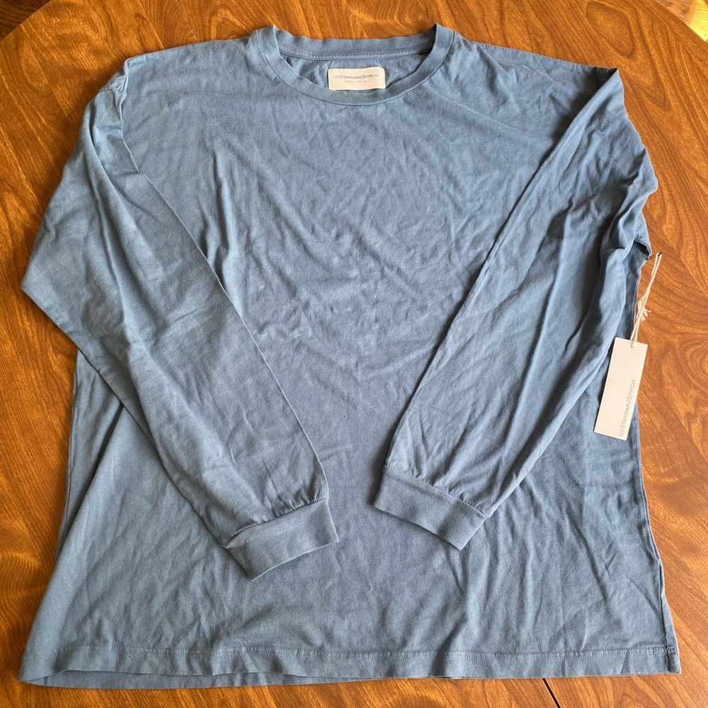 NWT The Standard Stitch Lightweight Basic Long Sleeve T-Shirt XL
